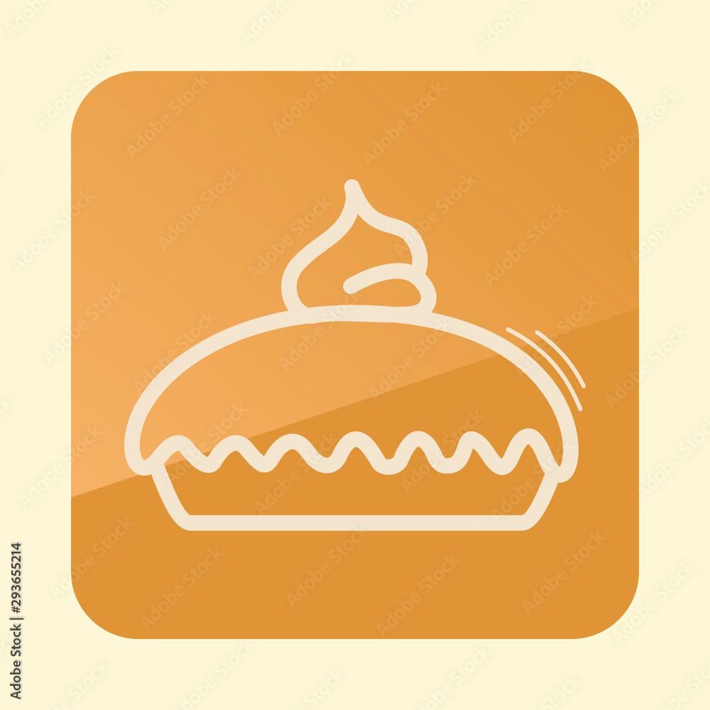 Thanksgiving Pie icon. Harvest. Thanksgiving Thanksgiving Pie icon. Harvest. Thanksgiving