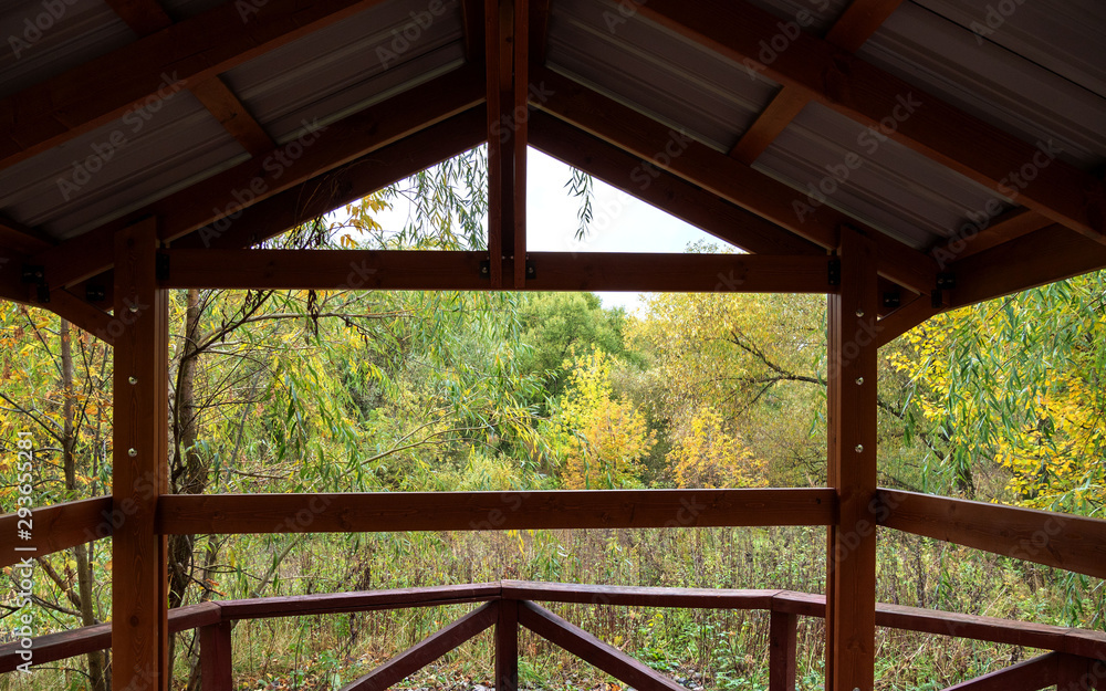 Autumn, Park, veranda. Autumn, Park, veranda.