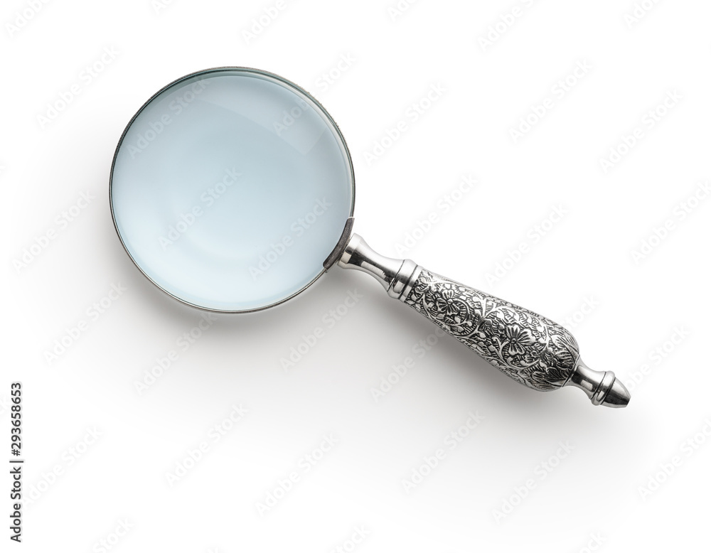 Magnifying glass isolated on white background Magnifying glass isolated on white background