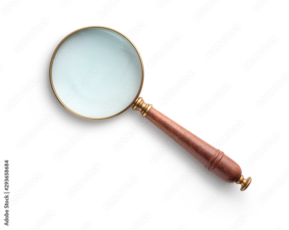 Magnifying glass isolated on white background Magnifying glass isolated on white background