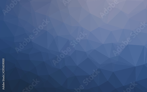 Dark BLUE vector shining triangular template. Brand new colorful illustration in with gradient. Completely new design for your business.