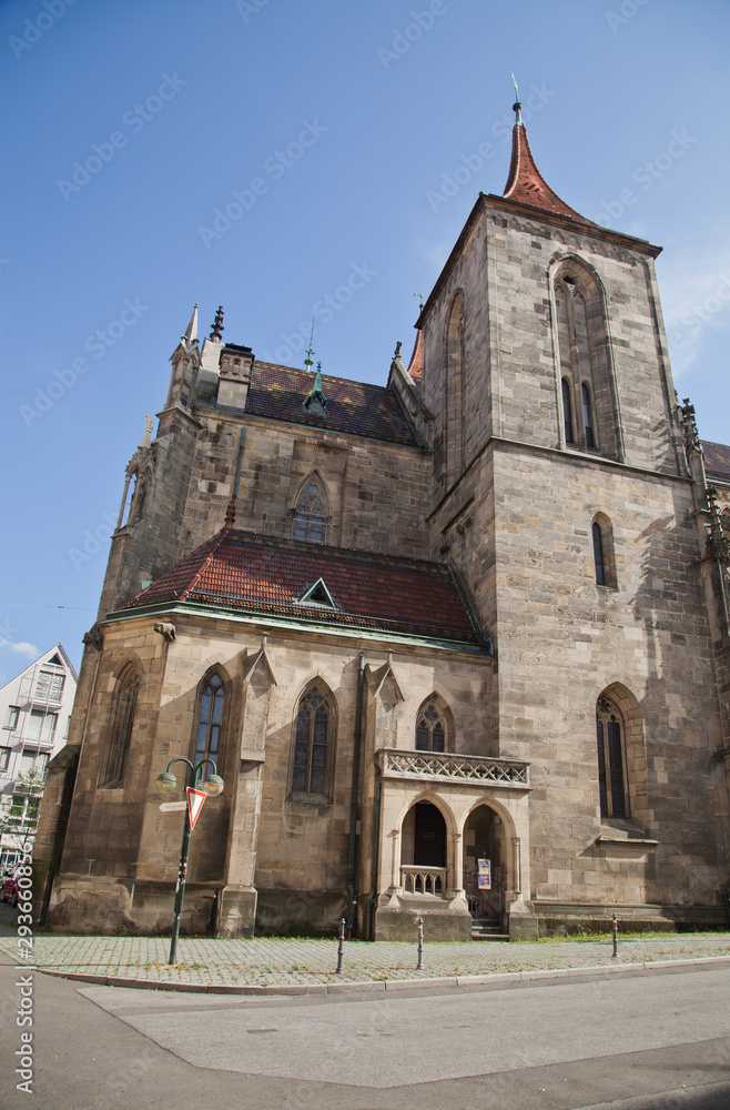 The church of the virgin Mary (Marienkirch) in the imperial city Reutlingen in Baden-Wuerttemberg, Germany