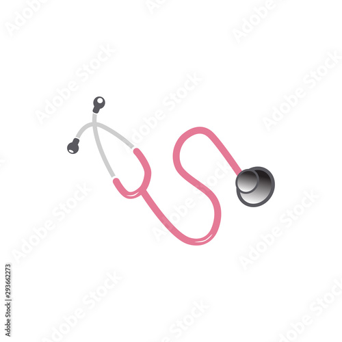 stethoscope icon trendy flat design