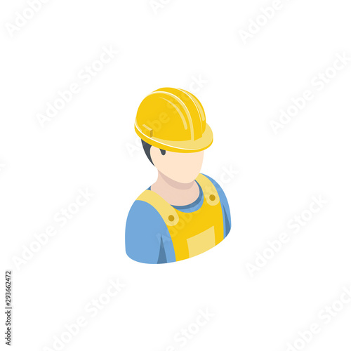 Character builder vector 3d isometric, color web icons set, new flat style. Creative illustration design, idea for infographics.