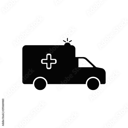 Ambulance icon. Emergency, hospital, health symbol. Vector illustration. Medical sign. © Elnur
