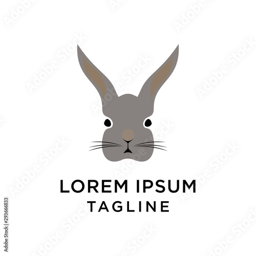 Rabbit Logo Design Template Vector © Ina