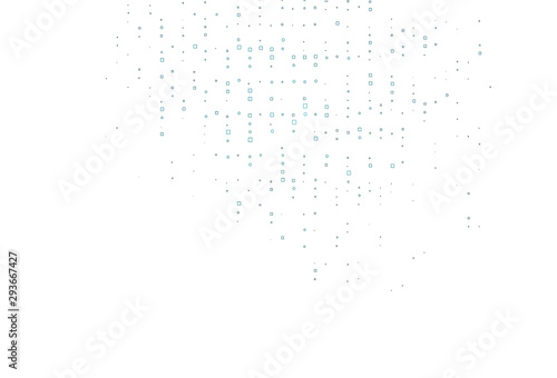 Light BLUE vector cover with polygonal style.