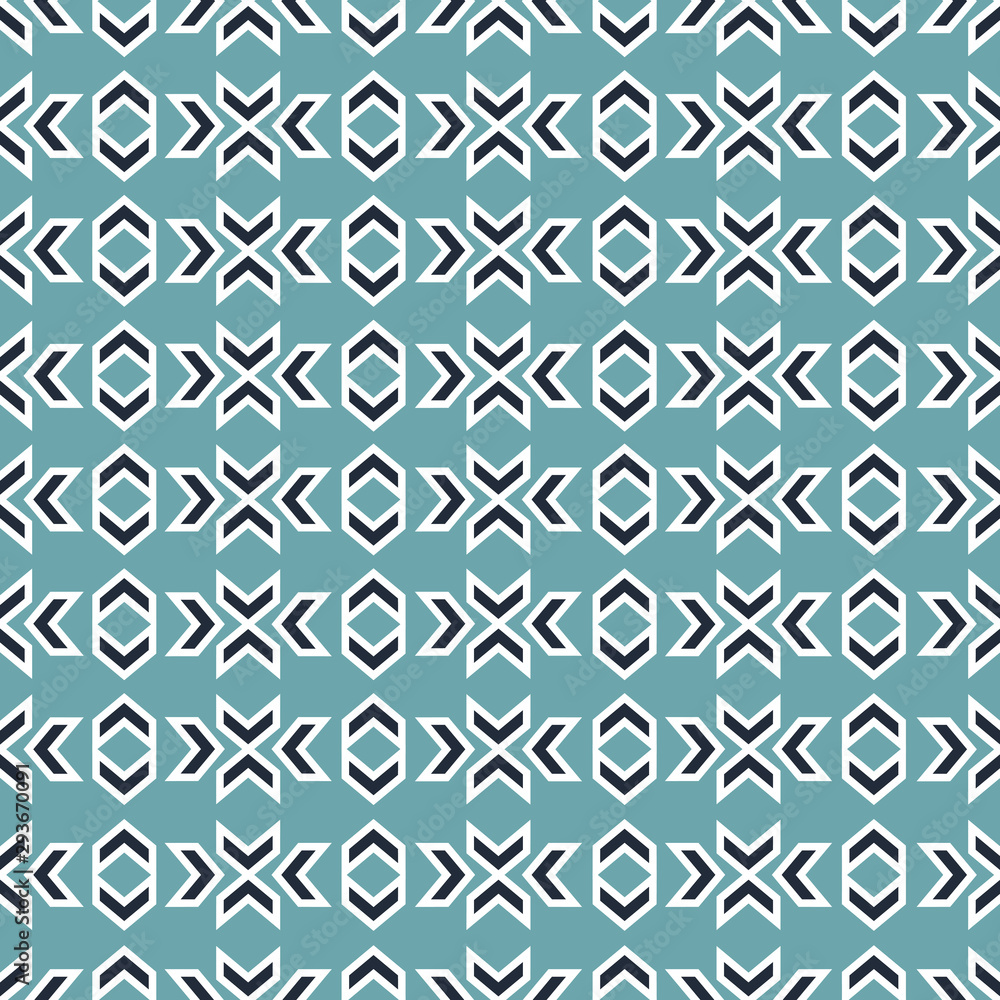 Seamless pattern with blue scandinavian pattern Seamless pattern with blue scandinavian pattern
