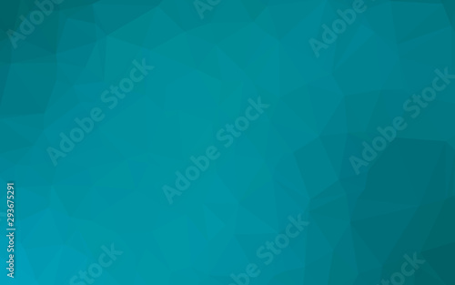 Light BLUE vector shining triangular template. A sample with polygonal shapes. Completely new template for your business design.
