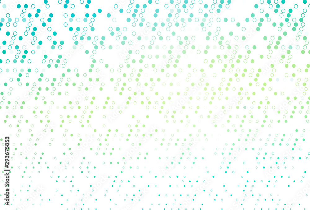 Light Green, Yellow vector background with bubbles. Light Green, Yellow vector background with bubbles.