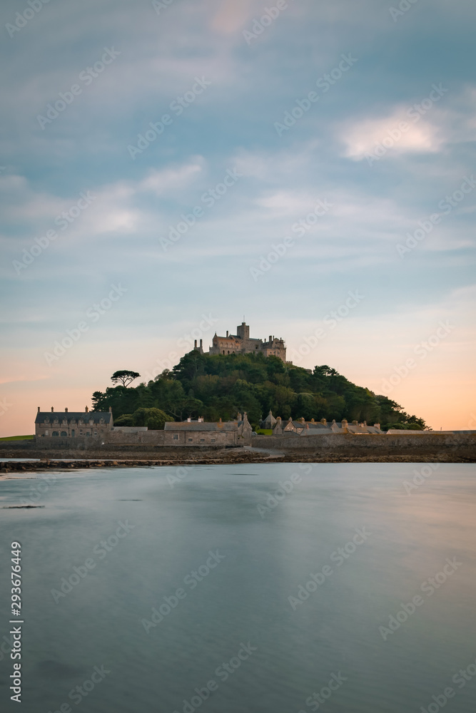 St Michaels mount at sunset