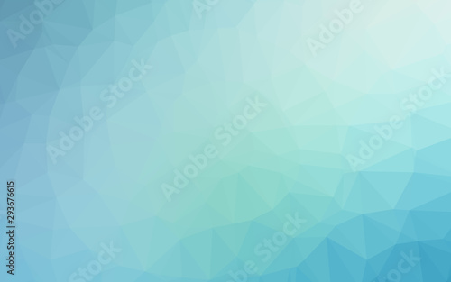 Light BLUE vector abstract polygonal layout. Modern geometrical abstract illustration with gradient. New texture for your design.
