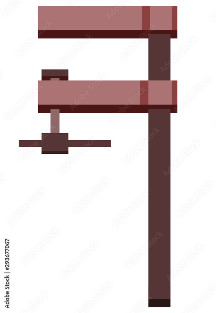 Clamp for compression. Vector image with a transparent background. Clamp for compression. Vector image with a transparent background.