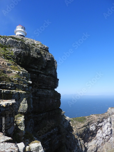 South Westernmost point South Africa, lighthouse, ocean, South Peninsula photo