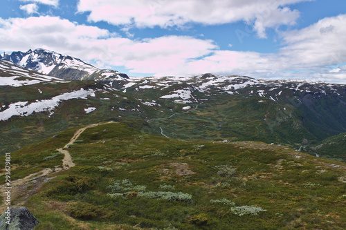 Norway hiking path