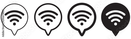 BULLE AVEC ICÔNE WI-FI