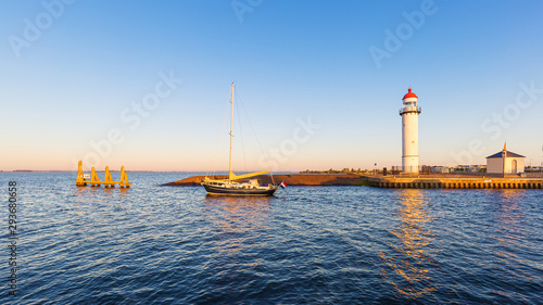 The lighthouse of Hellevoetsluis