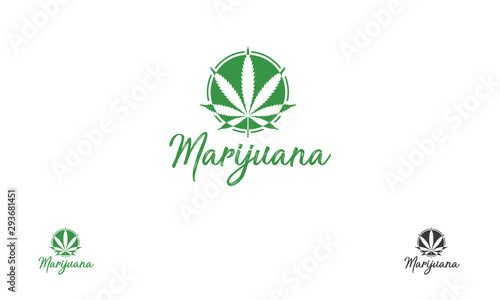 Do I Have to Include LLC in My Marijuana Logo Design vector template eps for your company, industry purpose ready to use