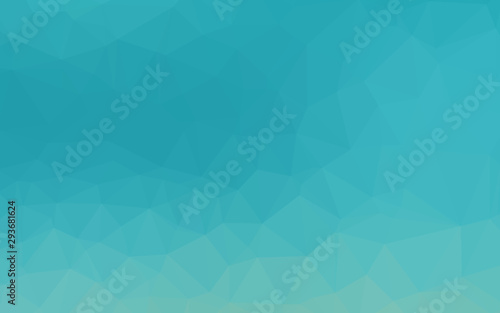 Light BLUE vector polygonal background. Triangular geometric sample with gradient. Brand new design for your business.