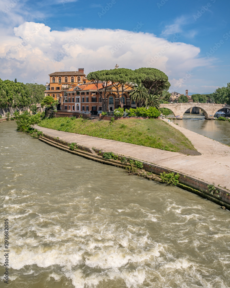 Fototapeta premium Tevere river in rome