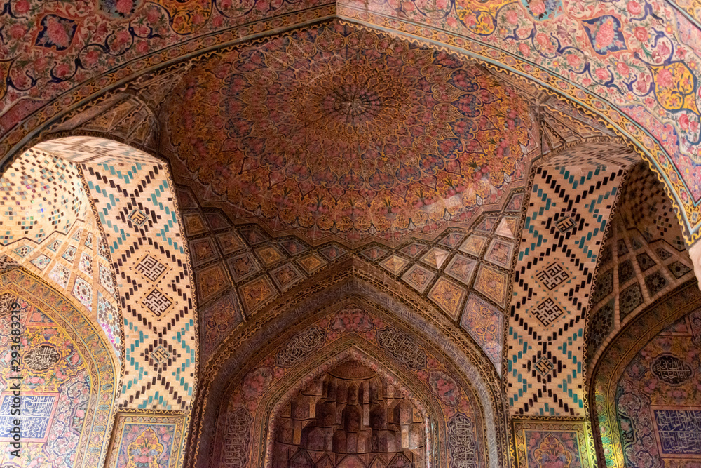 Dome of Nasr ol Mol mosque in Shiraz - Iran