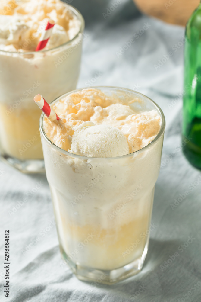 Homemade Ginger Beer Boston Cooler