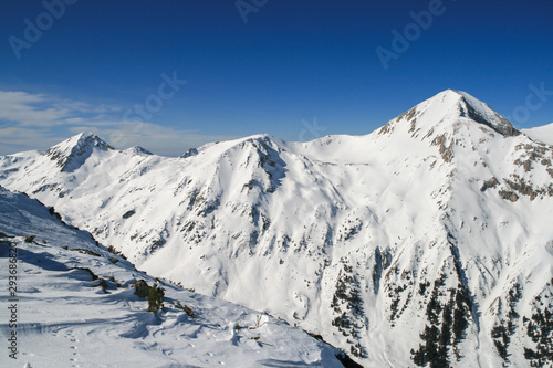 Winter panorama of Pirin Mountain, Bulgaria