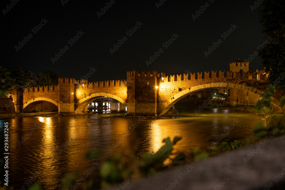 Castelvecchio Castle in Verona at Night 05