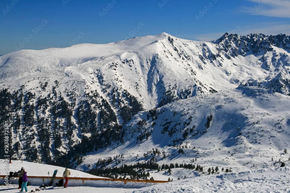 Winter panorama of Pirin Mountain, Bulgaria Winter panorama of Pirin Mountain, Bulgaria