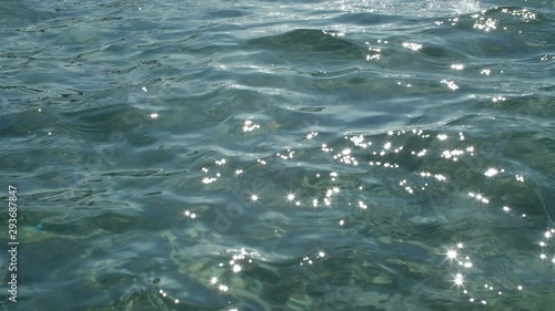 Wallpaper Mural Sun reflecting on the surface of clear water mediterranean sea France Torontodigital.ca