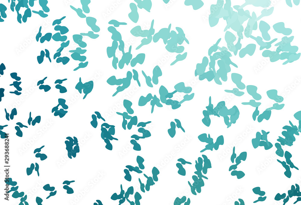 Light BLUE vector background with abstract forms. Light BLUE vector background with abstract forms.