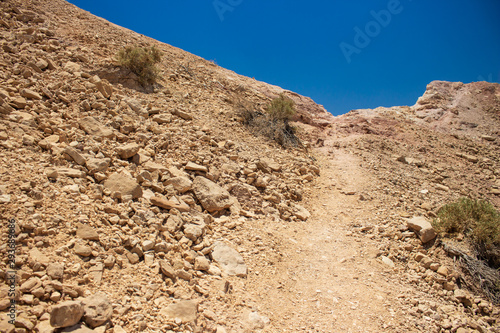 desert rocky hills dry geology wasteland environment 