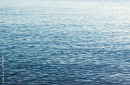Fototapeta Naklejka Na Ścianę i Meble -  lake blue water smooth surface simple nature background 