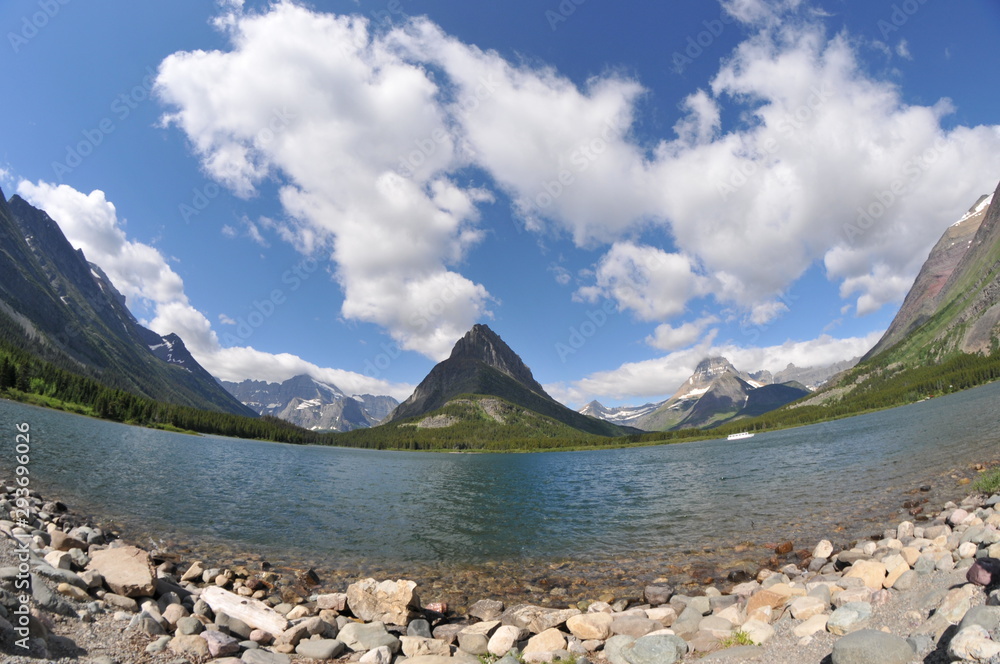 Obraz premium Landscape Glacier National Park Banff Hawaii