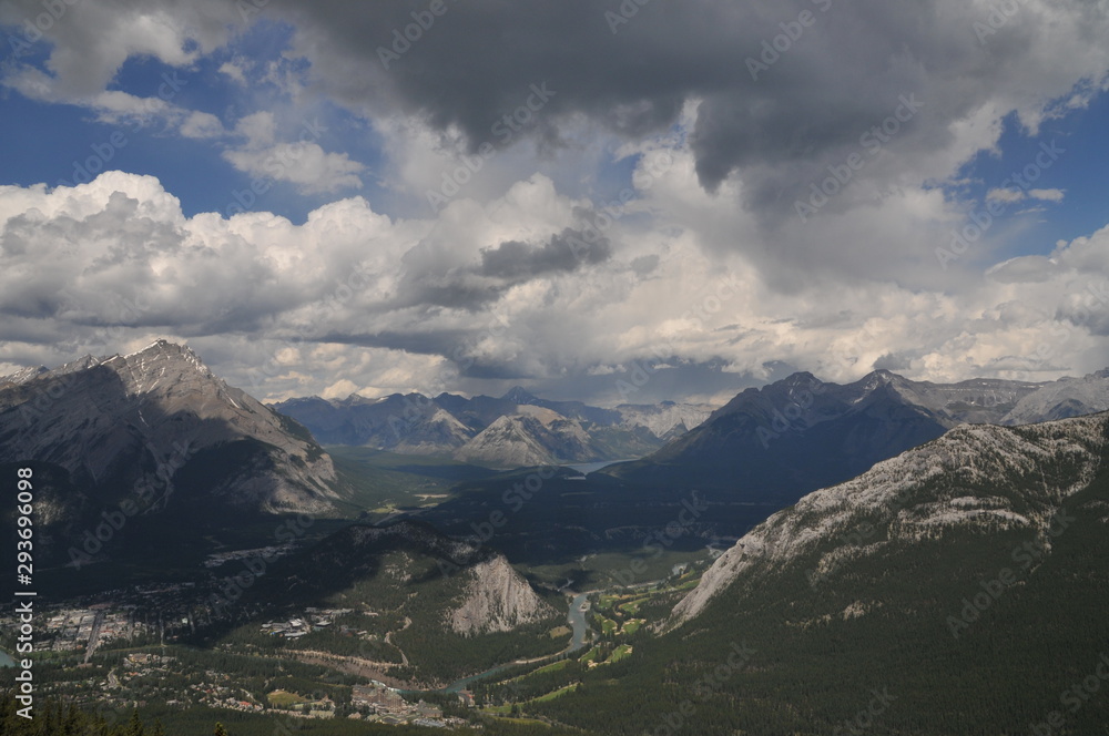 Naklejka premium Landscape Glacier National Park Banff Hawaii