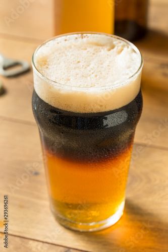 Alcoholic Cider and Beer Black Velvet