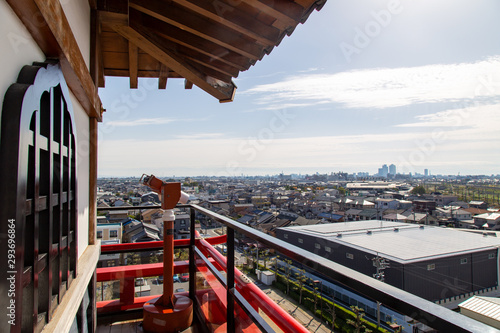 Wallpaper Mural 清洲城から見た清須の街並み Torontodigital.ca