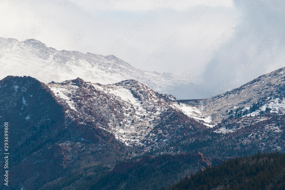 Storm Clouds on Pikes Peak Colorado