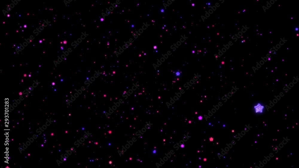 Particle of a lot of shining ring fat stars Particle of a lot of shining ring fat stars