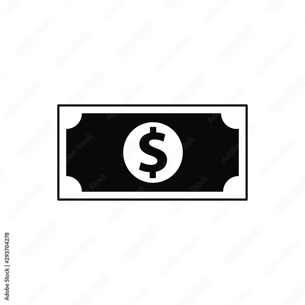 Money icon vector design. Dollar illustration Money icon vector design. Dollar illustration