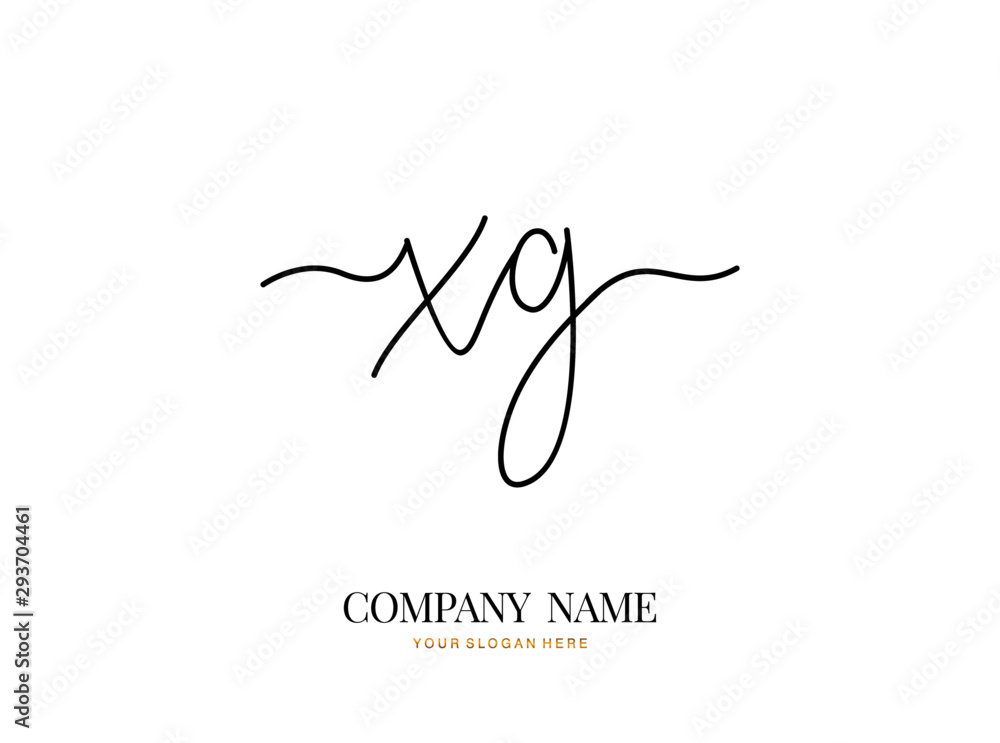 X G XG Initial handwriting logo design with circle. Beautyful design handwritten logo for fashion, team, wedding, luxury logo. X G XG Initial handwriting logo design with circle. Beautyful design handwritten logo for fashion, team, wedding, luxury logo.