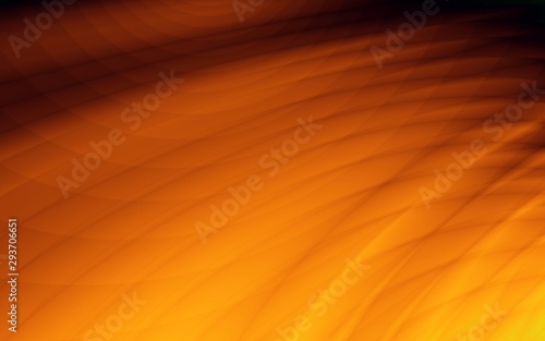 Orange wave art abstract summer background