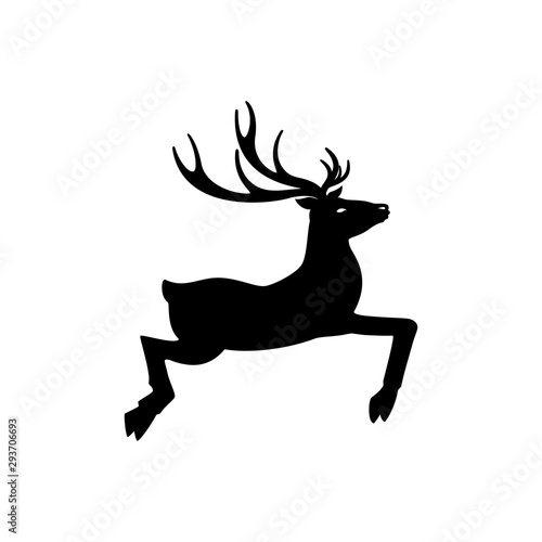 deer jump icon