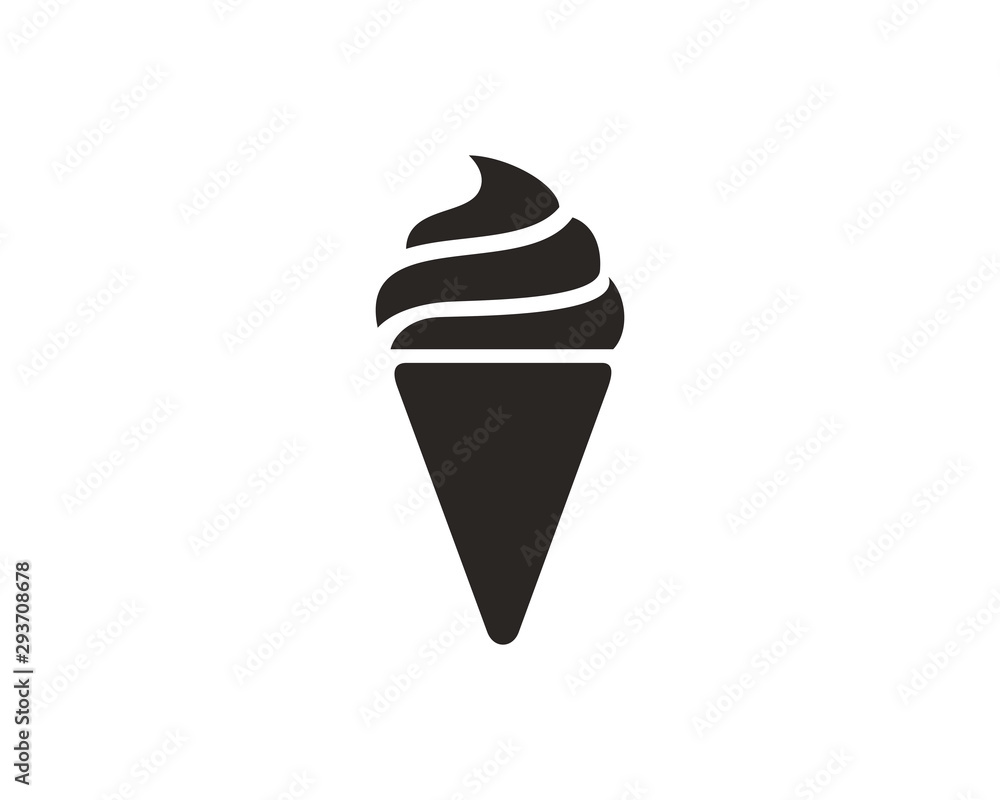 Ice cream icon symbol vector Ice cream icon symbol vector