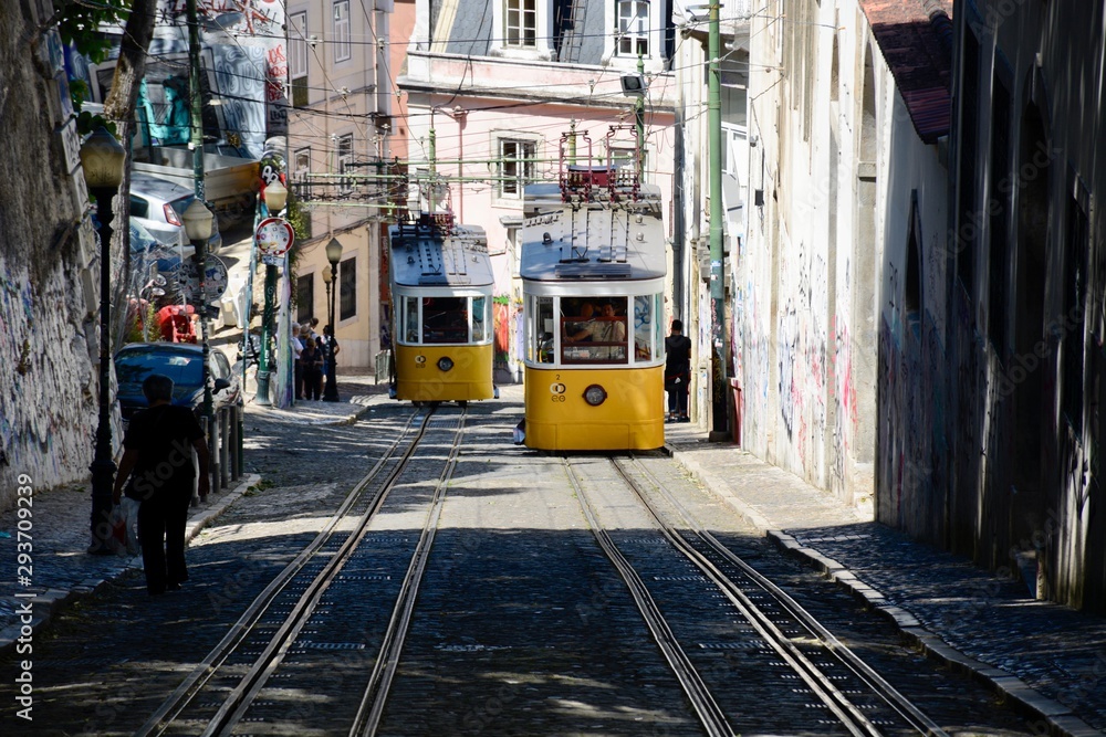 Vintage Lisbon Streetcars