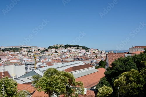 Aerial view of Lisbon