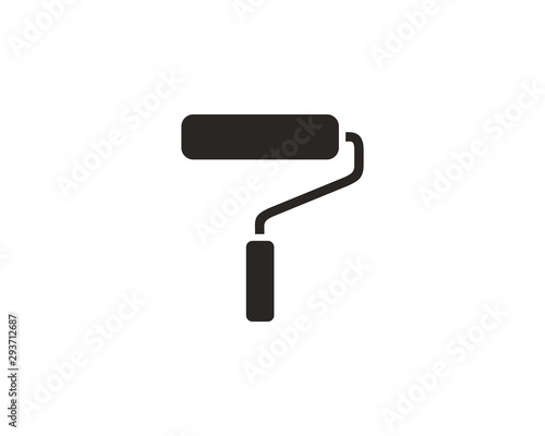 Paint roller icon symbol vector