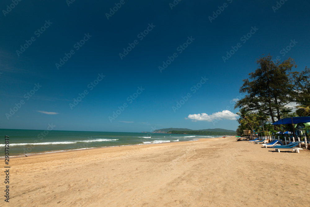 Pristine Agoda Beach, South Goa,India