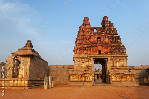 Famous Vittala Temple at hampi Karnataka India Asia