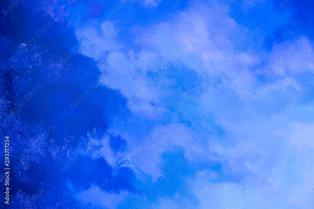 Abstract blue paint color on cement wall Abstract blue paint color on cement wall